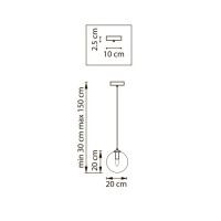 Подвесной светильник Lightstar Sferetta 801002