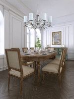 Люстра на штанге Kutek Ruta RUT-ZW-6(N/KL)WHITE