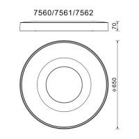 Потолочный светильник Mantra Coin 7561