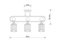 Потолочная люстра Arte Lamp Glamore A5076PL-3BK