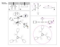 Люстра на штанге Ambrella Light Modern TR3033231
