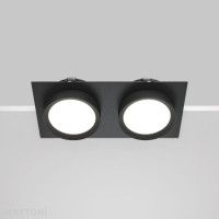 Встраиваемый светильник Maytoni Hoop DL086-02-GX53-SQ-B