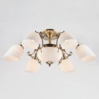 Потолочная люстра Eurosvet 22010/6+2 античная бронза