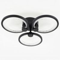 Потолочный светильник Эра Модерн Odry CLL-1-46W 3K-6,5K RC BK