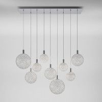 Каскадная люстра Eurosvet Gemini 90353/9 хром a069039