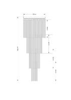 Каскадная люстра Kutek Filago FIL-PLM-10(P)600/500