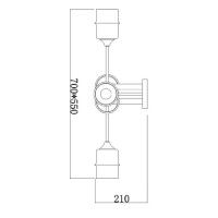 Потолочная люстра Escada Mondrian 699/6P