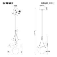Подвесной светильник Evoluce Fiori SLE1197-403-01