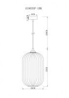 Подвесной светильник ARTE Lamp A1903SP-1BK
