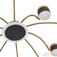 Потолочная люстра Arte Milano 272040/10 BK/GD