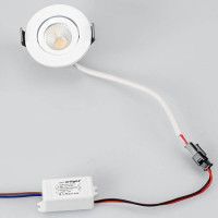 Мебельный светильник Arlight LTM-R50WH 5W Warm White 25deg