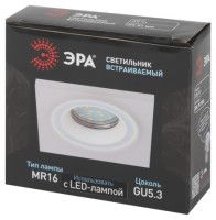 Встраиваемый светильник Эра DK91 WH Б0054360