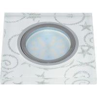 Встраиваемый светильник Fametto Peonia DLS-P203 GU5.3 CHROME/WHITE 10127