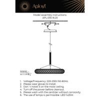 Подвесной светодиодный светильник Aployt Danuta APL.035.16.25