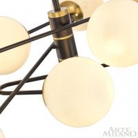 Люстра на штанге Arte Milano 272708/9 BK/GD