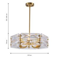 Люстра на штанге Favourite Glacies 4764-6P