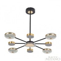 Люстра на штанге Arte Milano 272069/8 BK/GD
