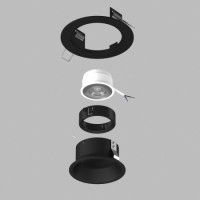 Встраиваемый светильник Lightstar Domino (214617+214607+214007) D61707BMOD