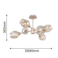 Потолочная люстра F-Promo Tilda 2658-6U