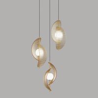 Подвесной светильник Delight Collection MD24030035-3A brass/amber