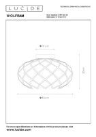 Потолочный светильник Lucide Wolfram 21117/30/30