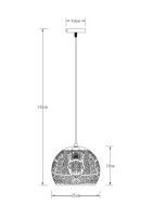 Подвесной светильник Arte Lamp Celesta A7058SP-1BK