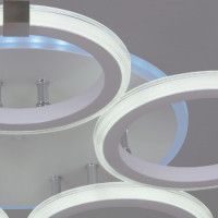 Потолочная люстра Reluce 06319-3.3-05 WH+CR (RGB)