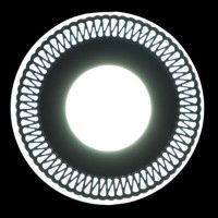 Встраиваемый светильник Reluce 63903-9.0-001RD LED3+3W BK