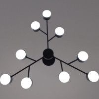 Люстра на штанге Reluce 03726-0.3-09 BK GX53