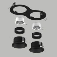 Встраиваемый светильник Lightstar Domino (214627+214607+214607+214007+214007) D6270707BMOD