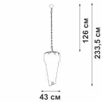 Каскадная люстра Vitaluce V5311-0/13