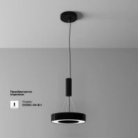 Потолочный светильник Maytoni Lua C093CL-24W4K-B