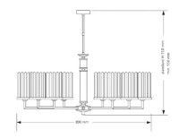 Люстра на штанге Kutek Mood Artu Ryfel ART-ZW-8 (Z) R