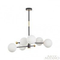 Люстра на штанге Arte Milano 272708/6 BK/GD