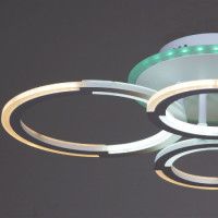 Потолочная люстра Reluce 09820-3.3-2+2A WH (RGB)