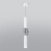 Подвесной светодиодный светильник Eurosvet Lance 50191/1 LED белый/хром