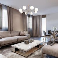 Люстра на штанге Escada Ethereal 2110/8P Nickel