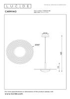 Подвесной светильник Lucide Carmino 77492/07/55