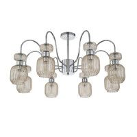 Люстра на штанге Escada Gloss 1141/8PL Chrome/Beige