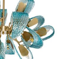 Люстра на штанге Indigo Fless 11033/18R Blue V000341