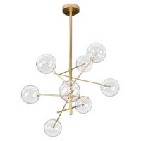 Люстра на штанге DeLight Collection Globe Mobile 9307P-8A gold