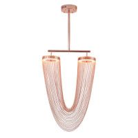 Люстра на штанге Delight Collection Otero 8608P copper