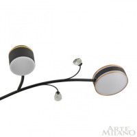 Люстра на штанге Arte Milano Ferrara 276240/6+1 BK/GD