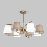 Люстра на штанге Eurosvet Ozark 60149/8 латунь Smart a064981