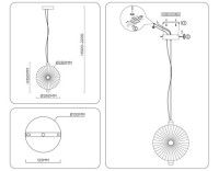 Подвесной светильник Ambrella Light High Light Crystal LH31147