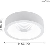 Потолочный светодиодный светильник Eglo Leganes 96851