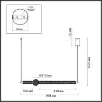 Подвесной светильник Odeon Light Crystal 5007/28L