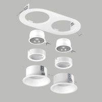 Встраиваемый светильник Lightstar Domino (214656+214606+214606+214006+214006) D6560606WMOD