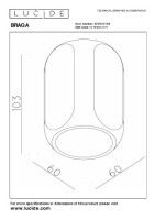 Потолочный светильник Lucide Braga 23173/01/96
