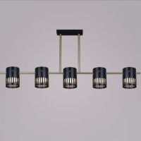 Потолочная люстра Reluce 06675-0.3-05 GD+BK GX53